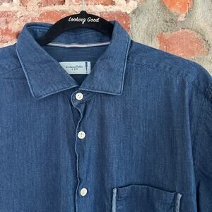 Tintoria Mattei 954 Made in Italy Selvedge Denim Shirt 23x30